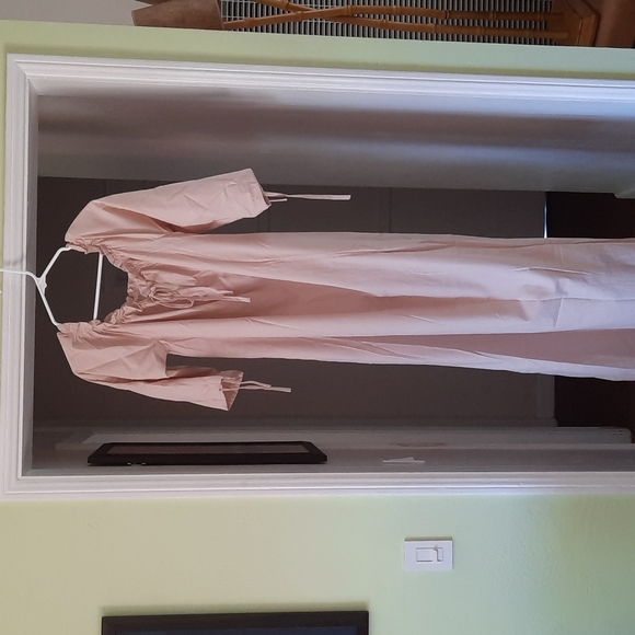 Cotton Off The Shoulder Dress. New. - Picture 4 of 7